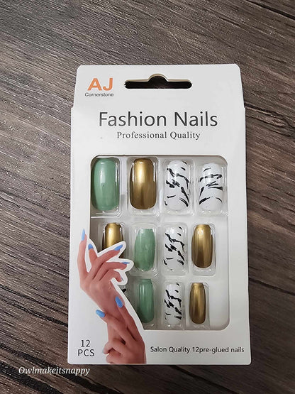 12pc Fashion Nail Set