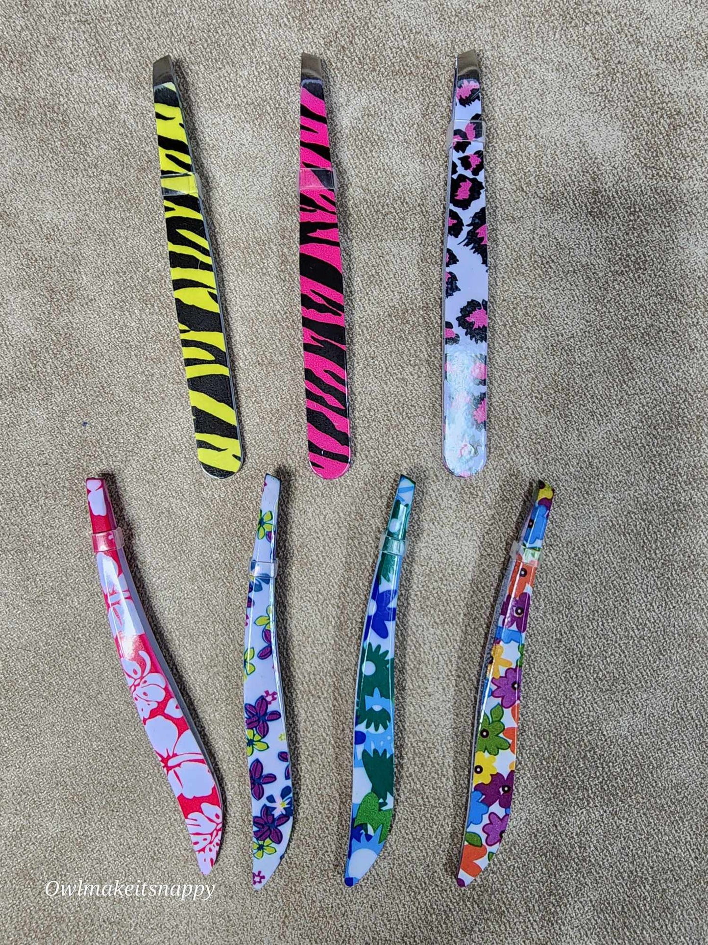 Assorted tweezers