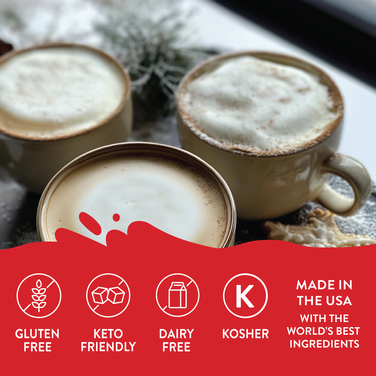 Holiday Barista Syrup Trio - Sugar Free Gift Set