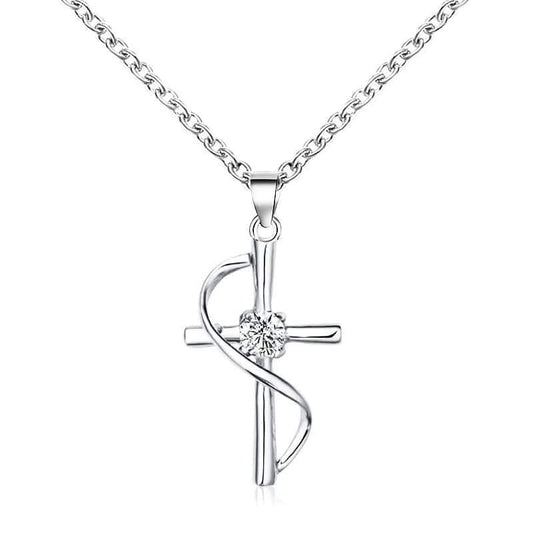 Silver Cross Necklace