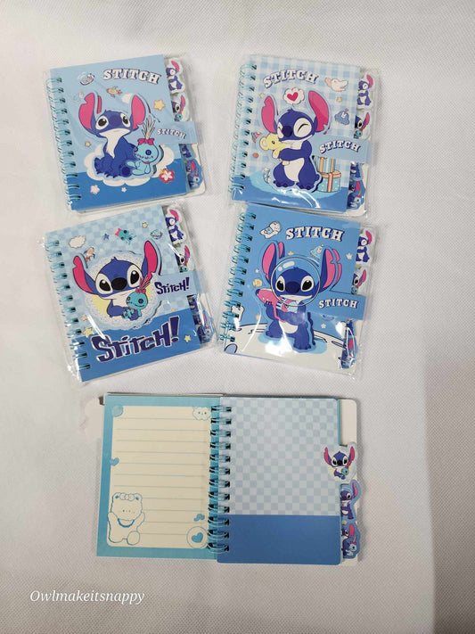 Blue guy 4 x 4 notebooks