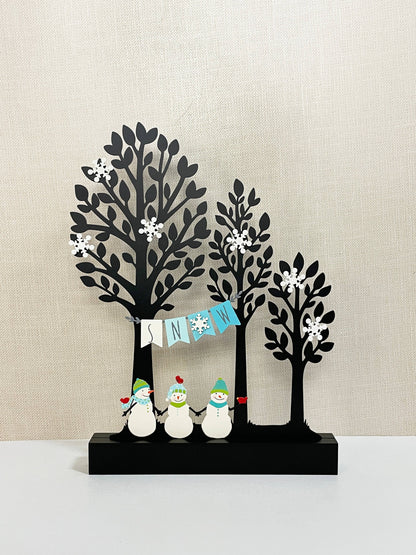 Everyday Tree Magnetic Decor w/ Wood Base, Home Decor