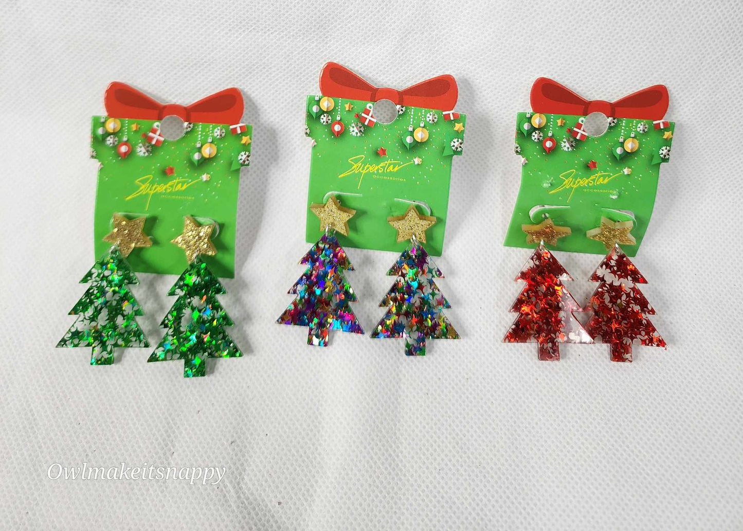 Christmas Tree Earrings