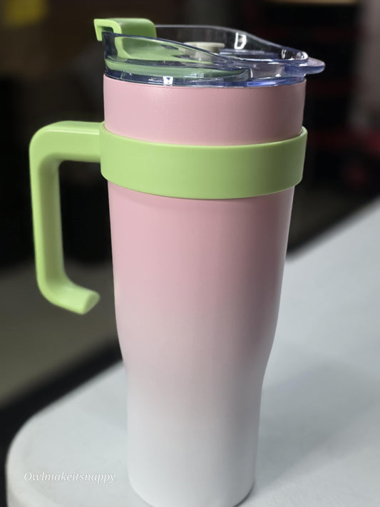 40oz Watermelon Colored Cup