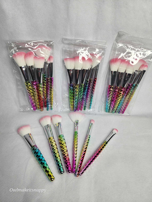 Unicorn makeup brushes