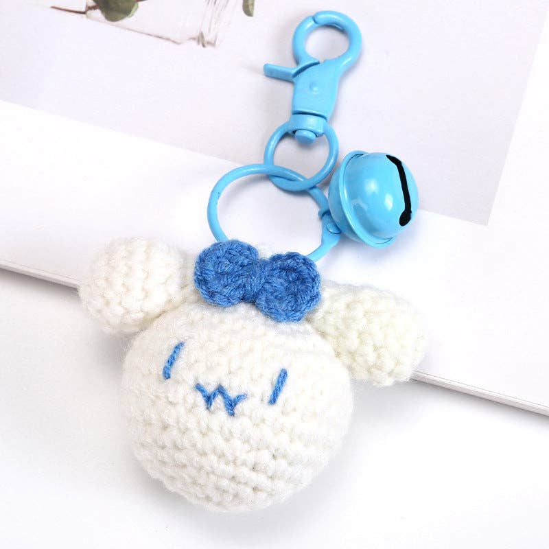 Creative Handmade Woven Cartoon Keychain Plush Toy Accessories