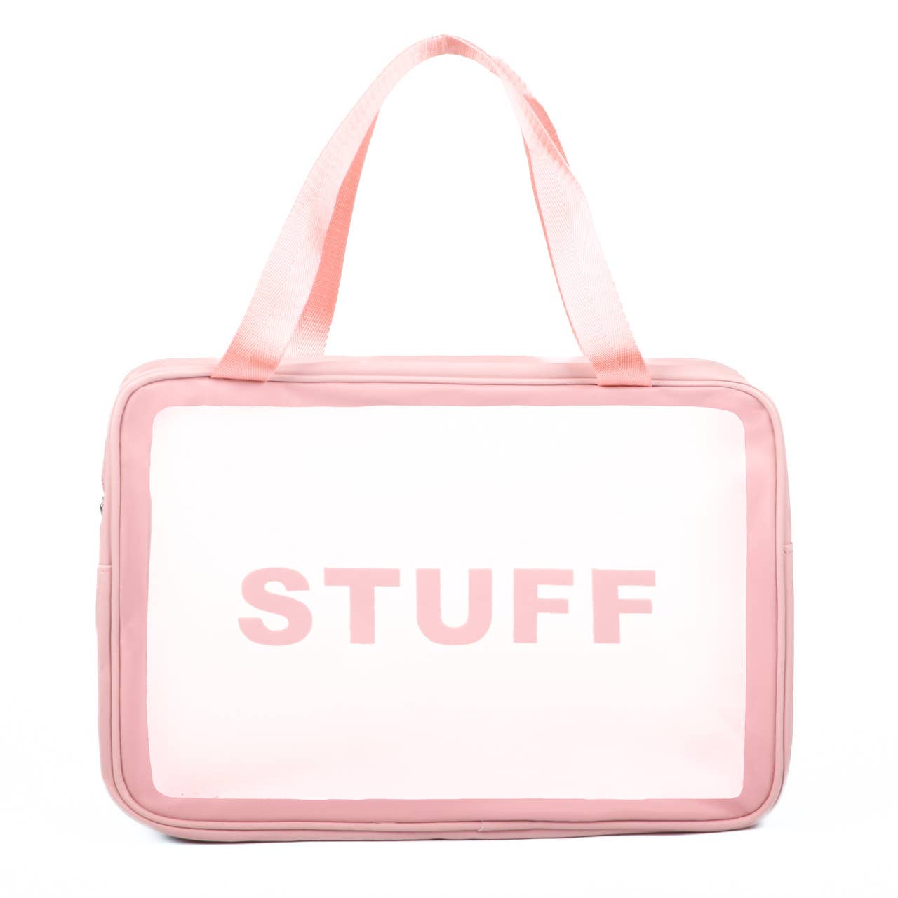 Ladies PVC Cosmetic & Toiletry Bag with Handle -LNCTB2005