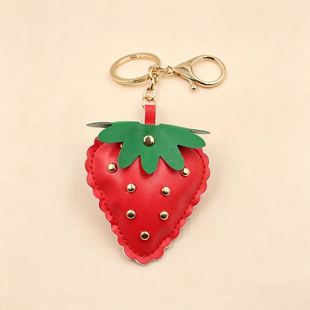 Strawberry Bag Charm