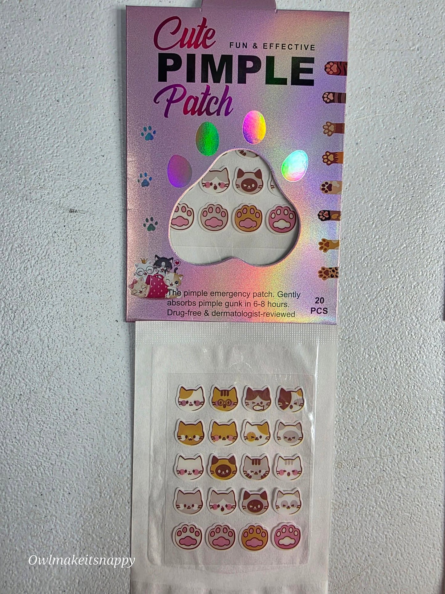 Cute Pimple Patch Cats 20ct
