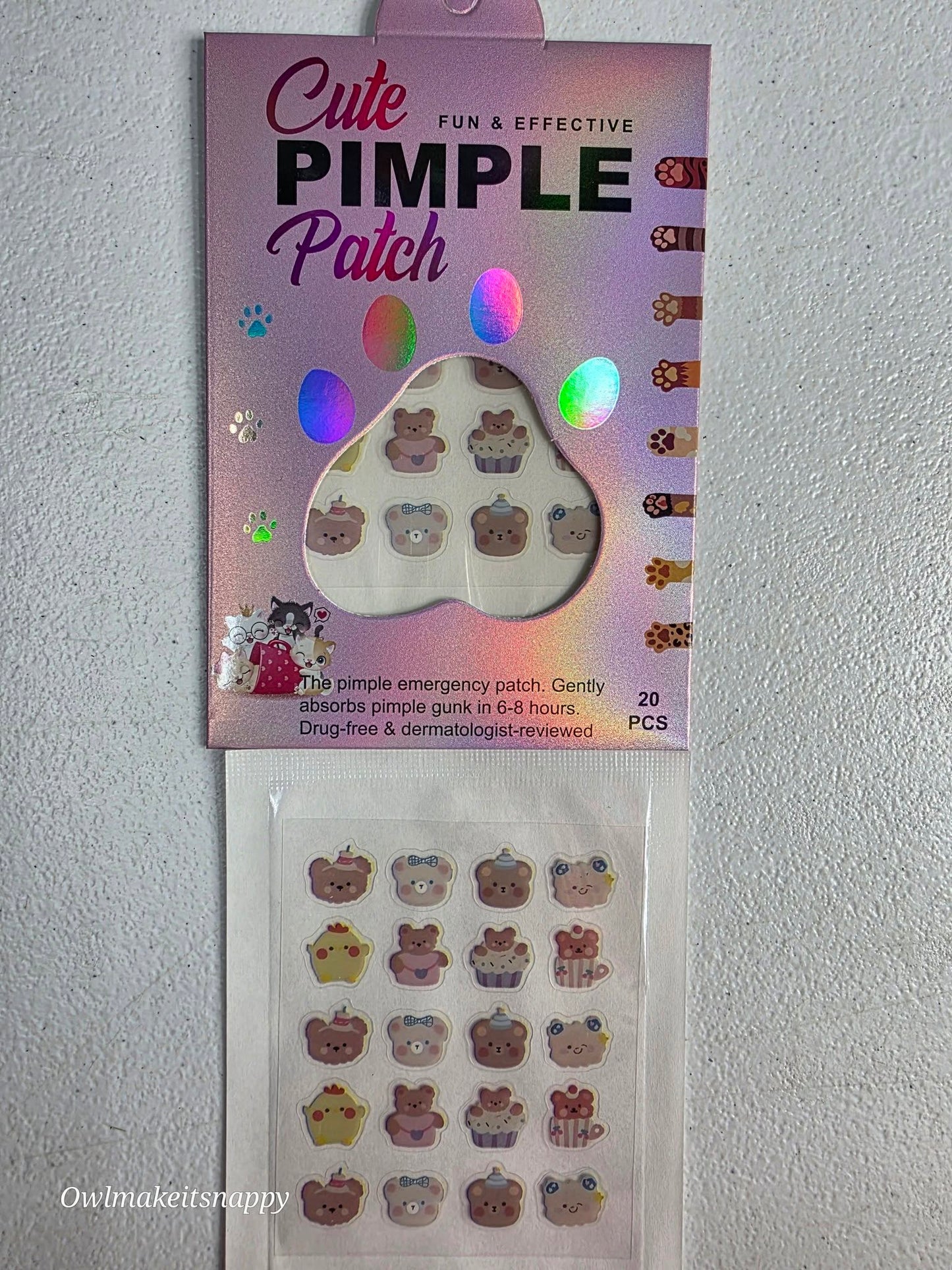 Cute Pimple Patch Bears 20ct.