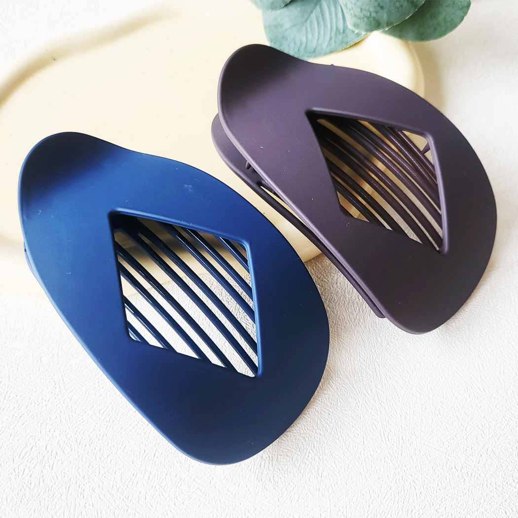 Assorted Colors of Flat Hair Claw  Clip