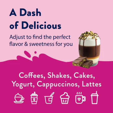 Sugar Free Pistachio Chocolate Syrup – 375mL