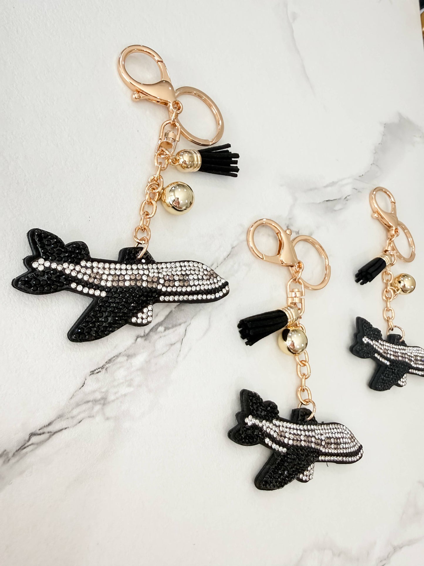 Airplane Bag Charm – Keychain for Flight Attendant