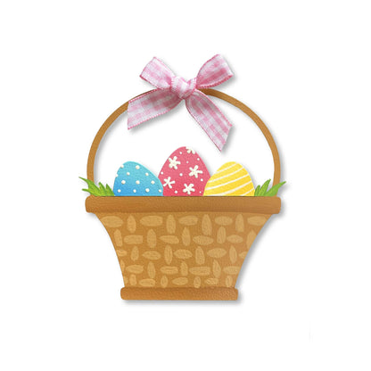 Easter Basket Magnet, Spring Decor