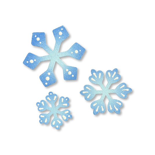 Snowflake Magnets S/3, Winter Decor