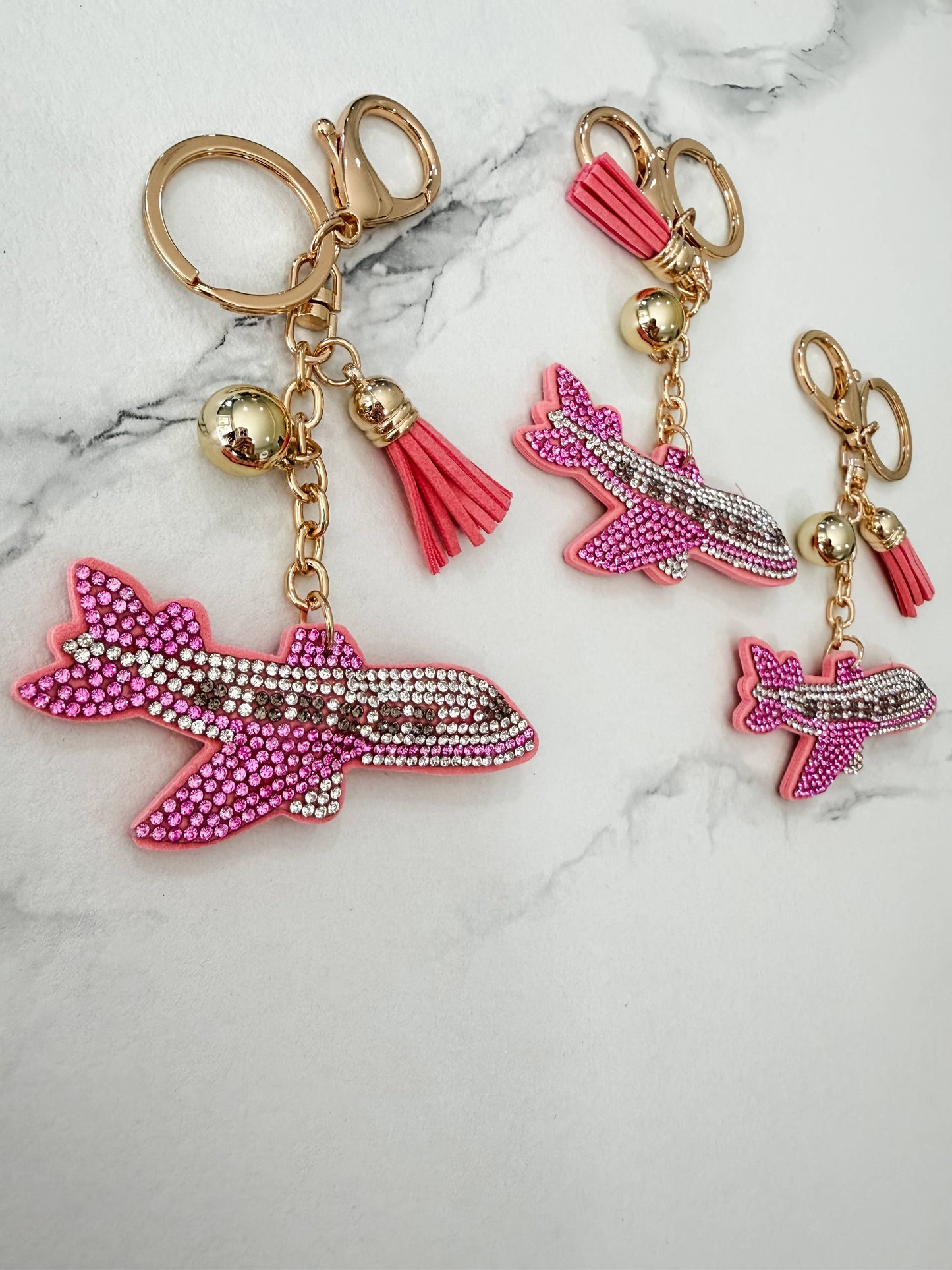 Airplane Bag Charm – Keychain for Flight Attendant