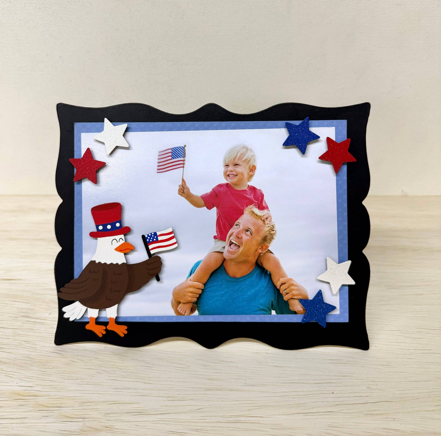 Patriotic Bald Eagle Magnet