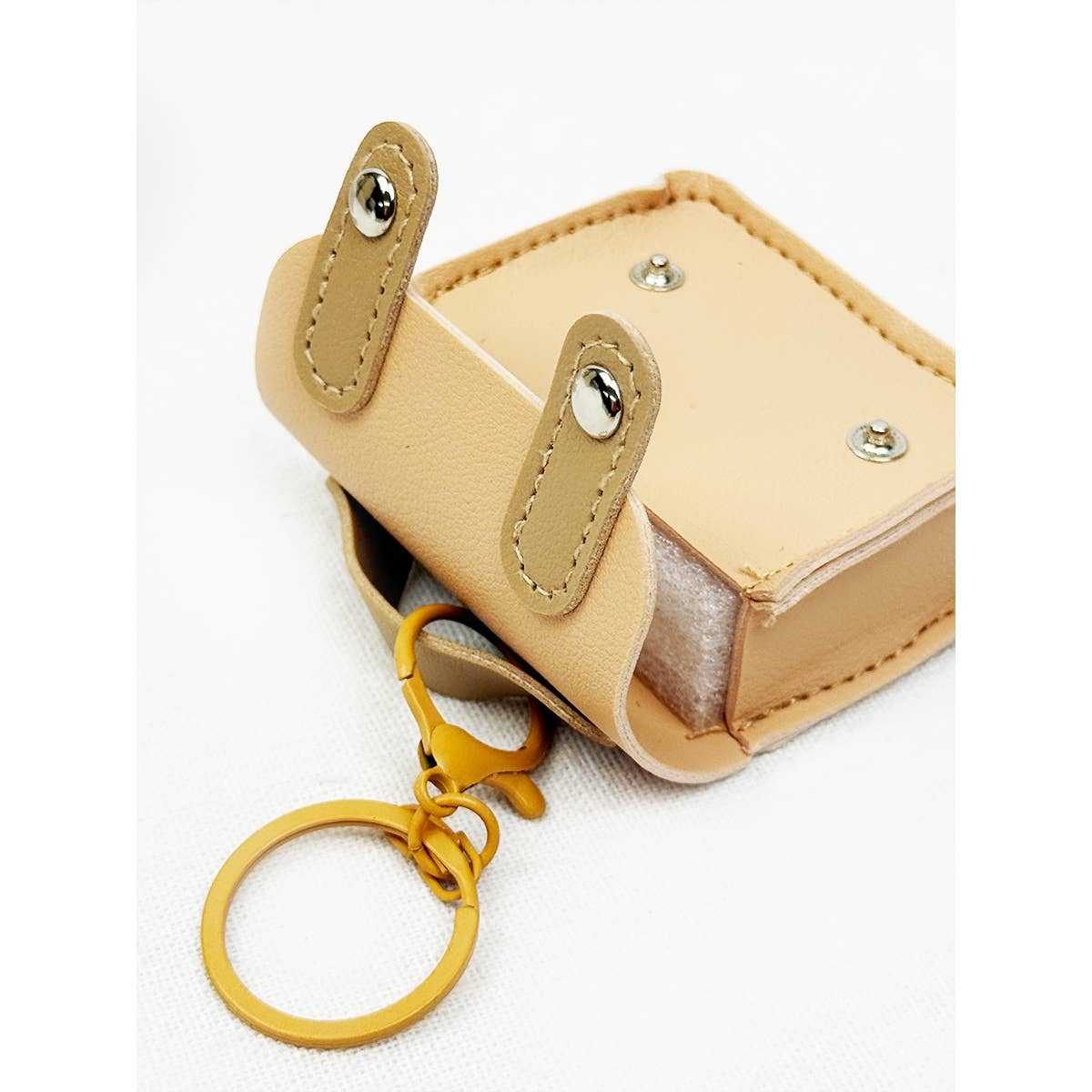 Leather Mini Coin Bag Key Chain
