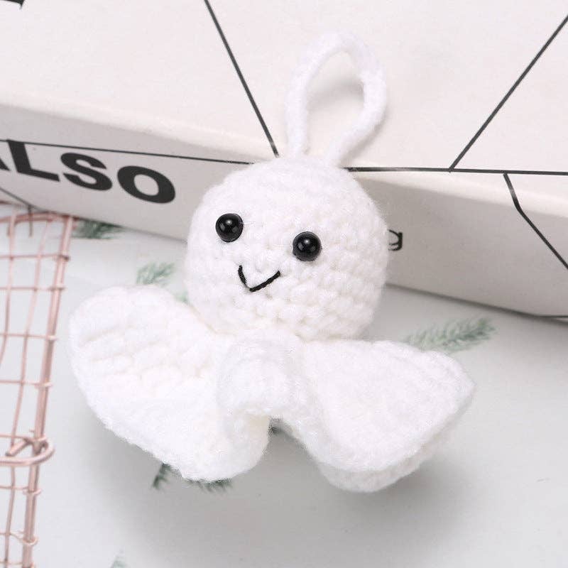 Cute Cartoon Animal Head Keychain Plush Accessories