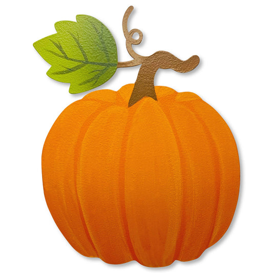 Pumpkin w/ Vine Magnetic Art Pop, Fall Decor