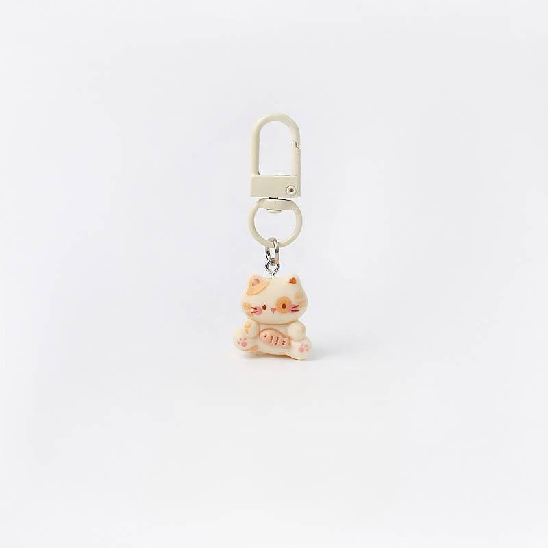 Cute And Funny Cat Keychain