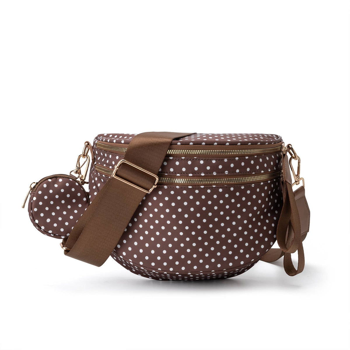 Checkered Bum Bag Crossbody Bag with coin purse