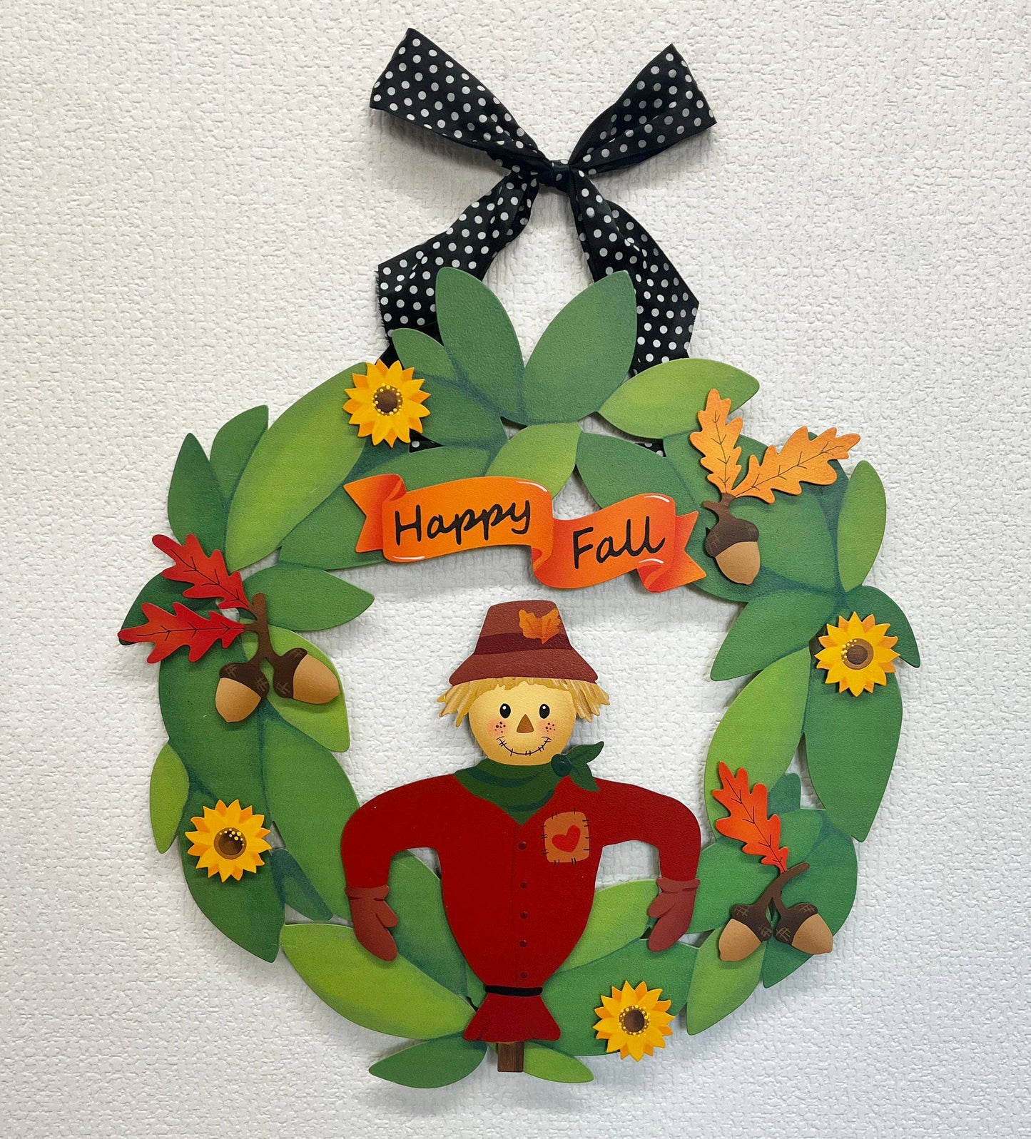 "Happy Fall" Banner Magnet (6.5"w), Harvest Decor