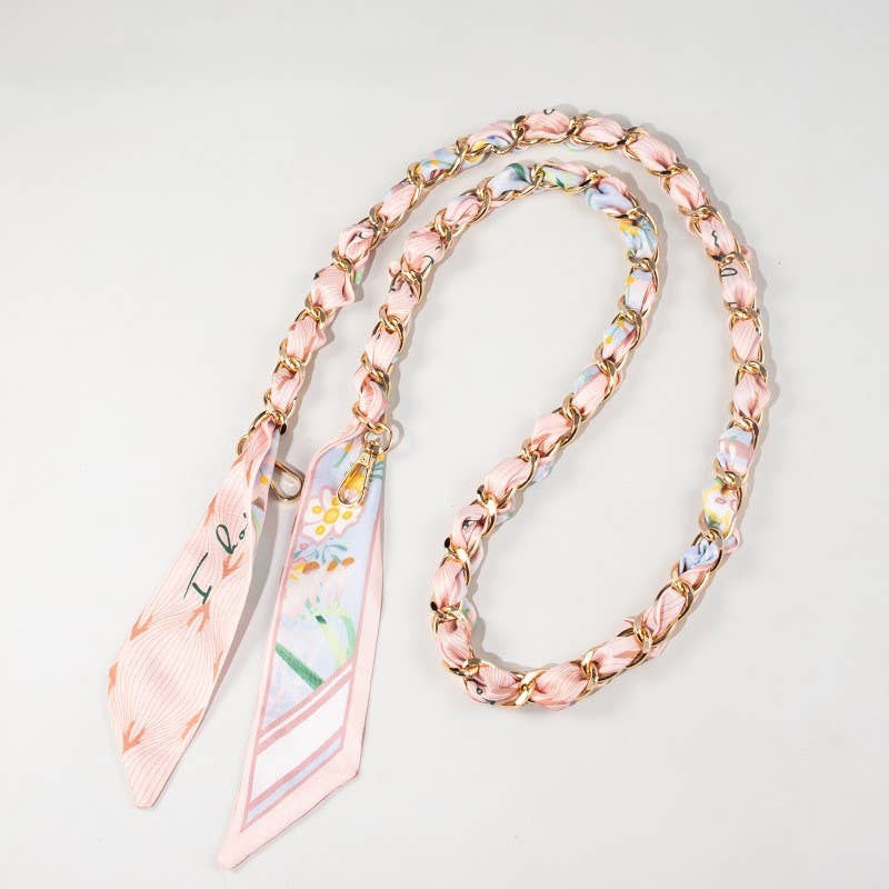 Coco Style Fabric Woven Chain Bag Strap Replacement