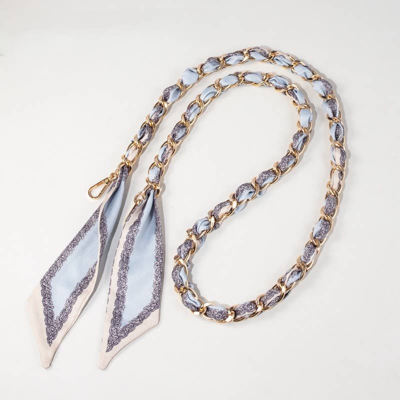 Coco Style Fabric Woven Chain Bag Strap Replacement