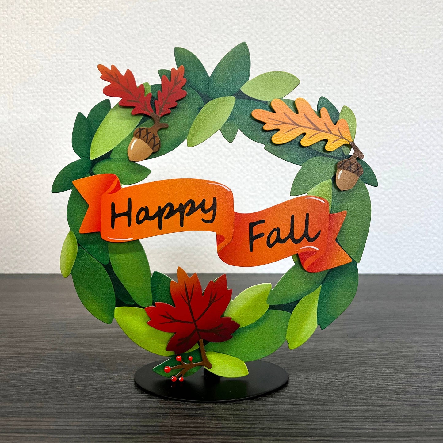 "Happy Fall" Banner Magnet (6.5"w), Harvest Decor
