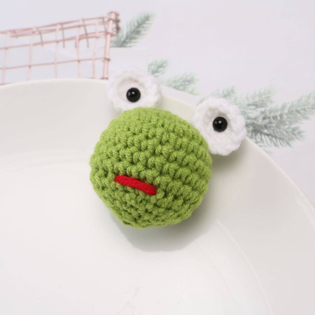 Cute Cartoon Animal Head Keychain Plush Accessories