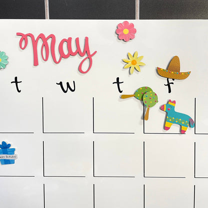 Cinco de Mayo Magnets S/3, Calendar Accessories