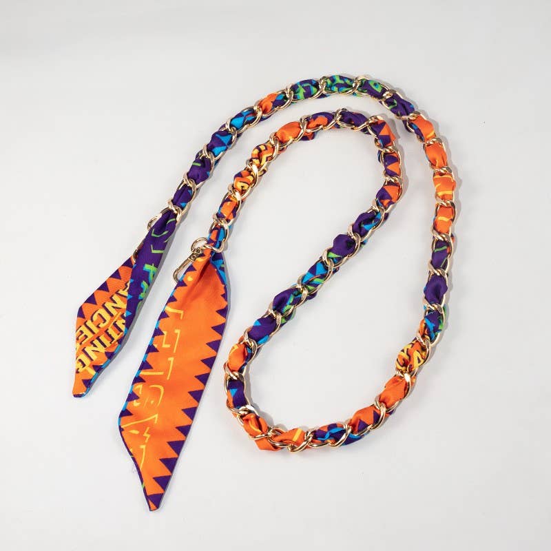 Coco Style Fabric Woven Chain Bag Strap Replacement