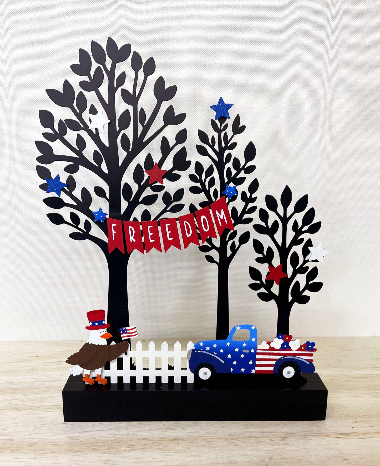 Patriotic Bald Eagle Magnet