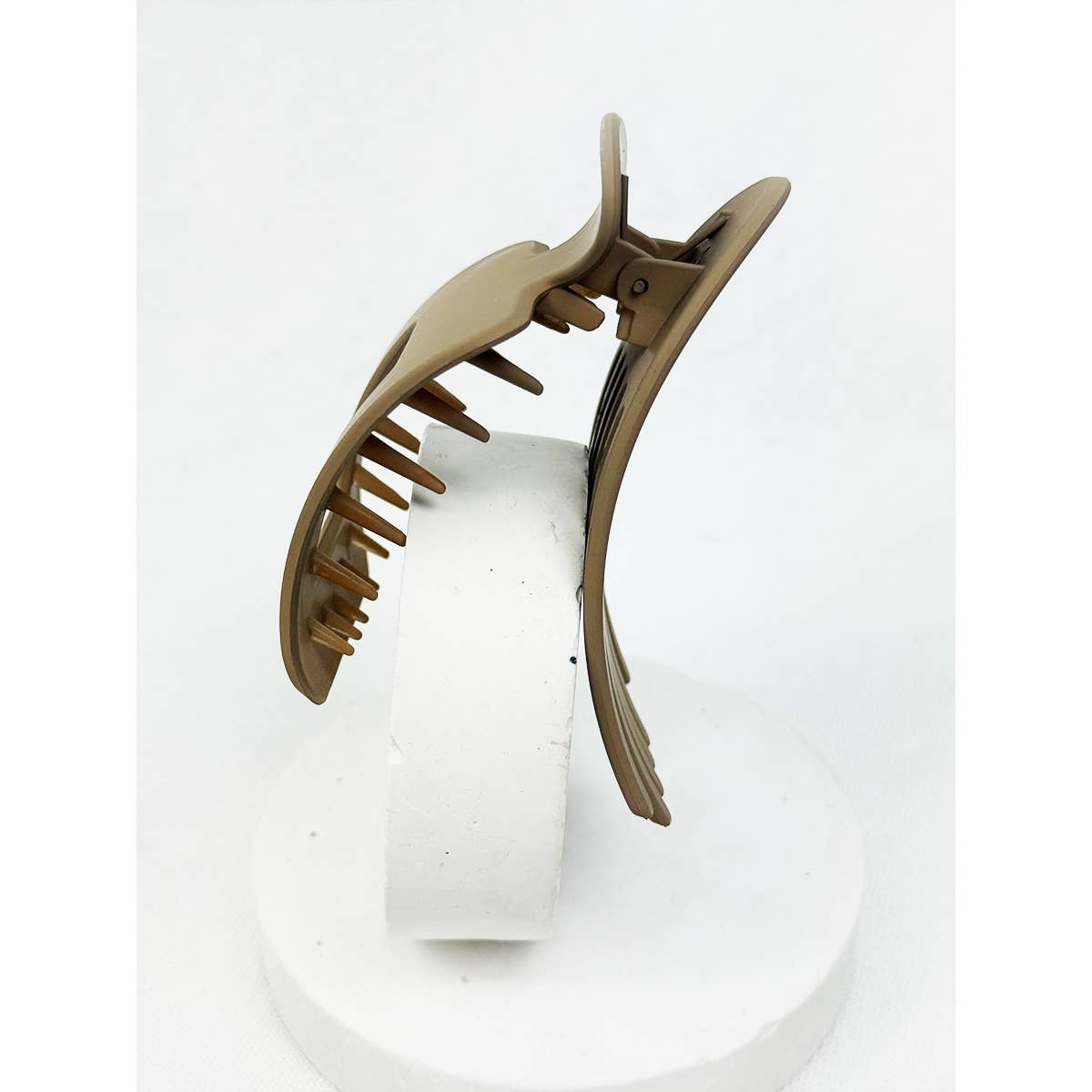 Matte Square Shape Flat Hair Claw Clips