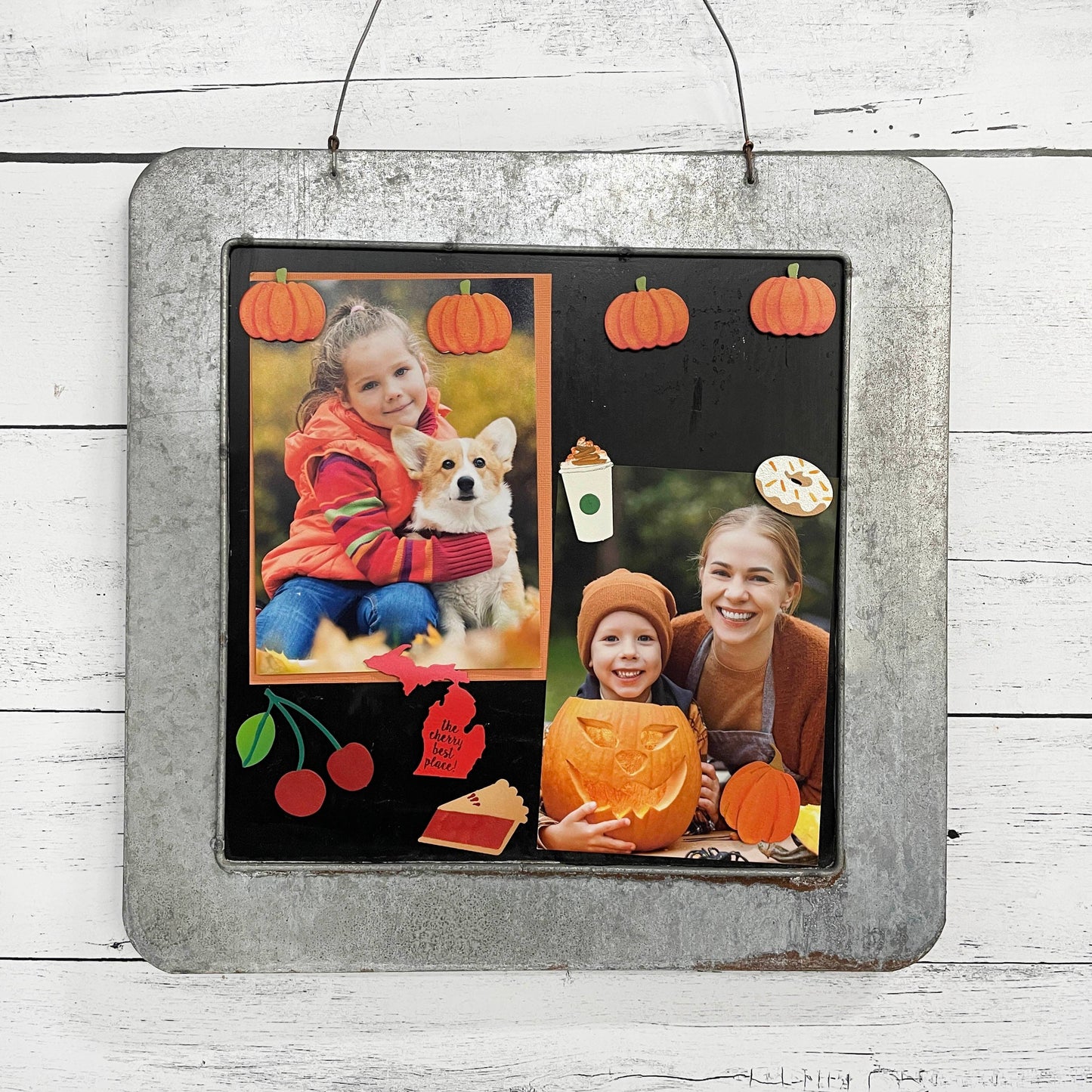 Pumpkin Magnets S/4, Fall Decor