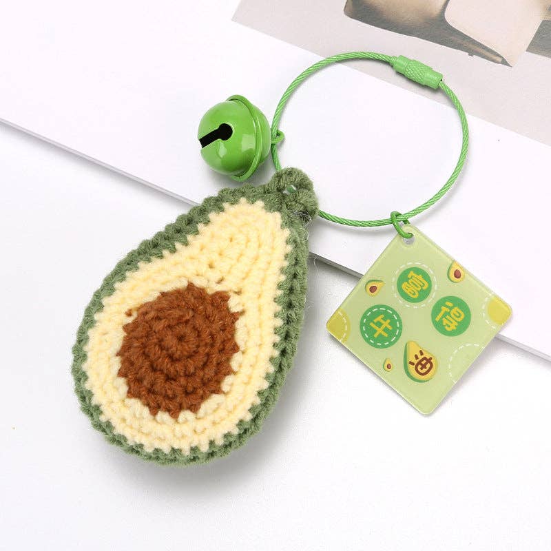 Fruit Keychain Accessories Cute Metal Handcrafted Style