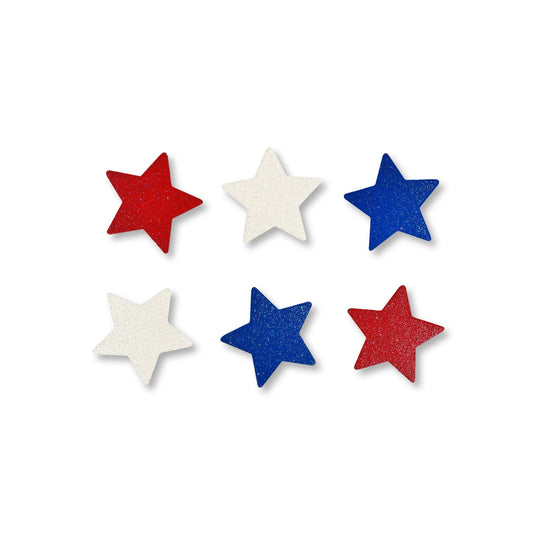 Patriotic Star Magnets S/6