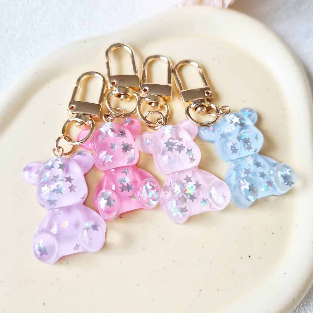Cute Bear Pendant Candy Key Charms