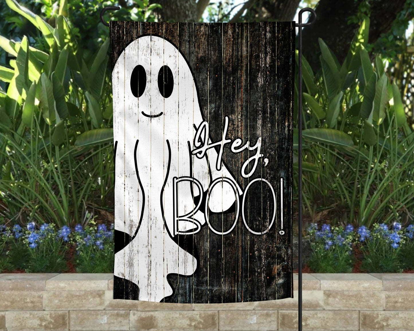 Garden Flag - Hey Boo Fall Halloween Decor