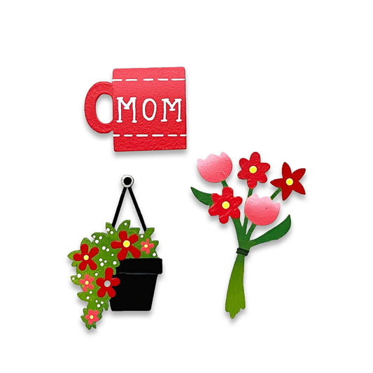 Mother's Day Magnets S/3