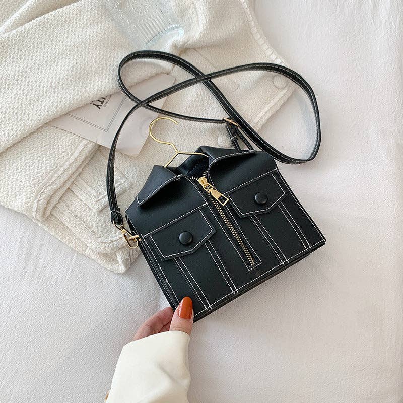 Women Fashion Casual Jacket Small Square Crossbody Bag