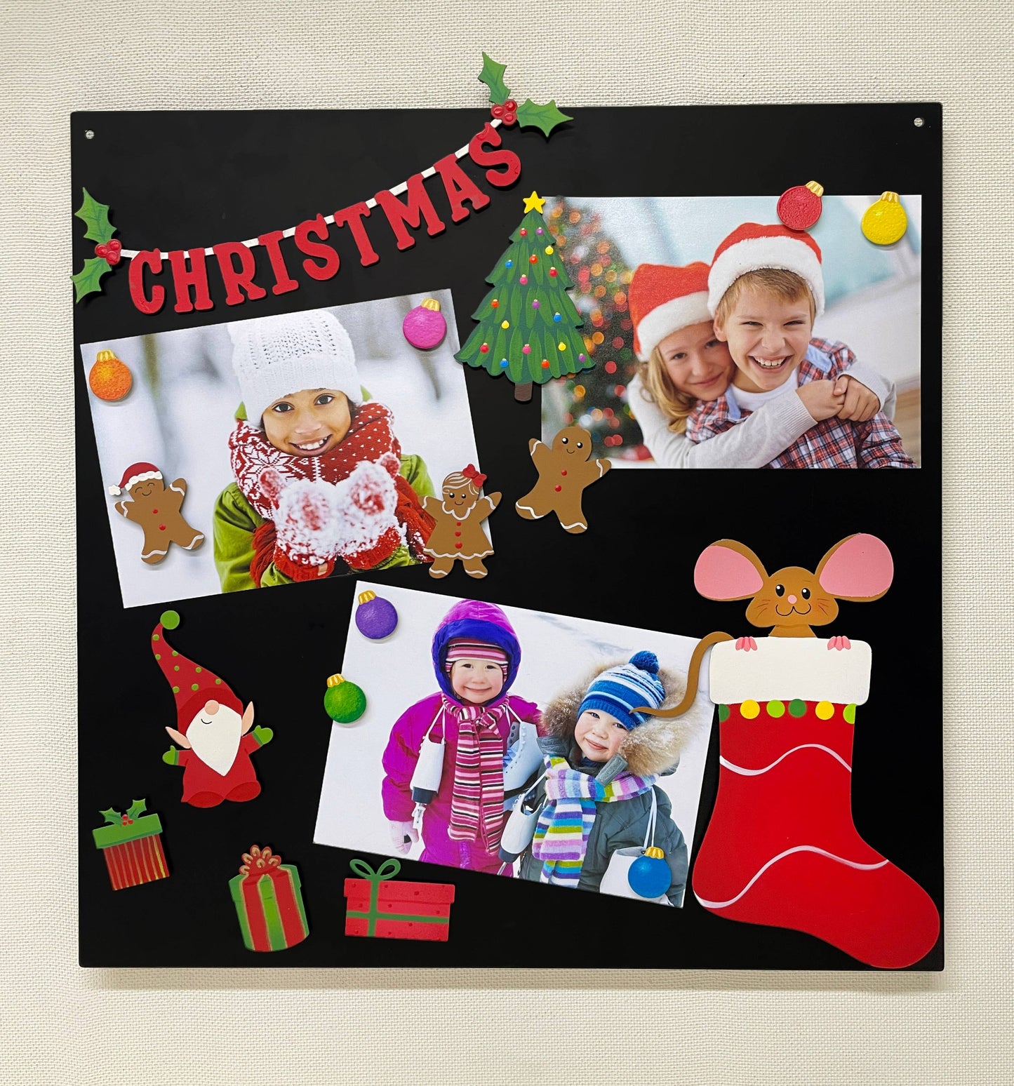 Gingerbread Family Magnets S/3, Holiday Decor