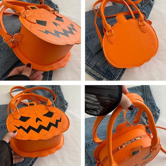 Devil Pumpkin Handbag Halloween Crossbody Bag