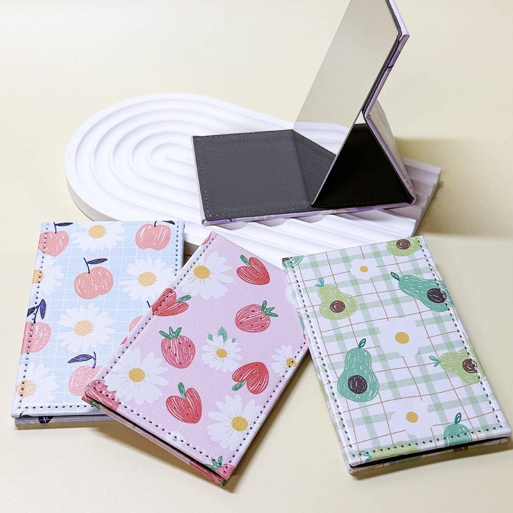 Fruit Theme Extra Slim Folding Mirror