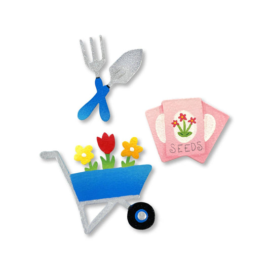 Gardening Magnets S/3, Spring Decor