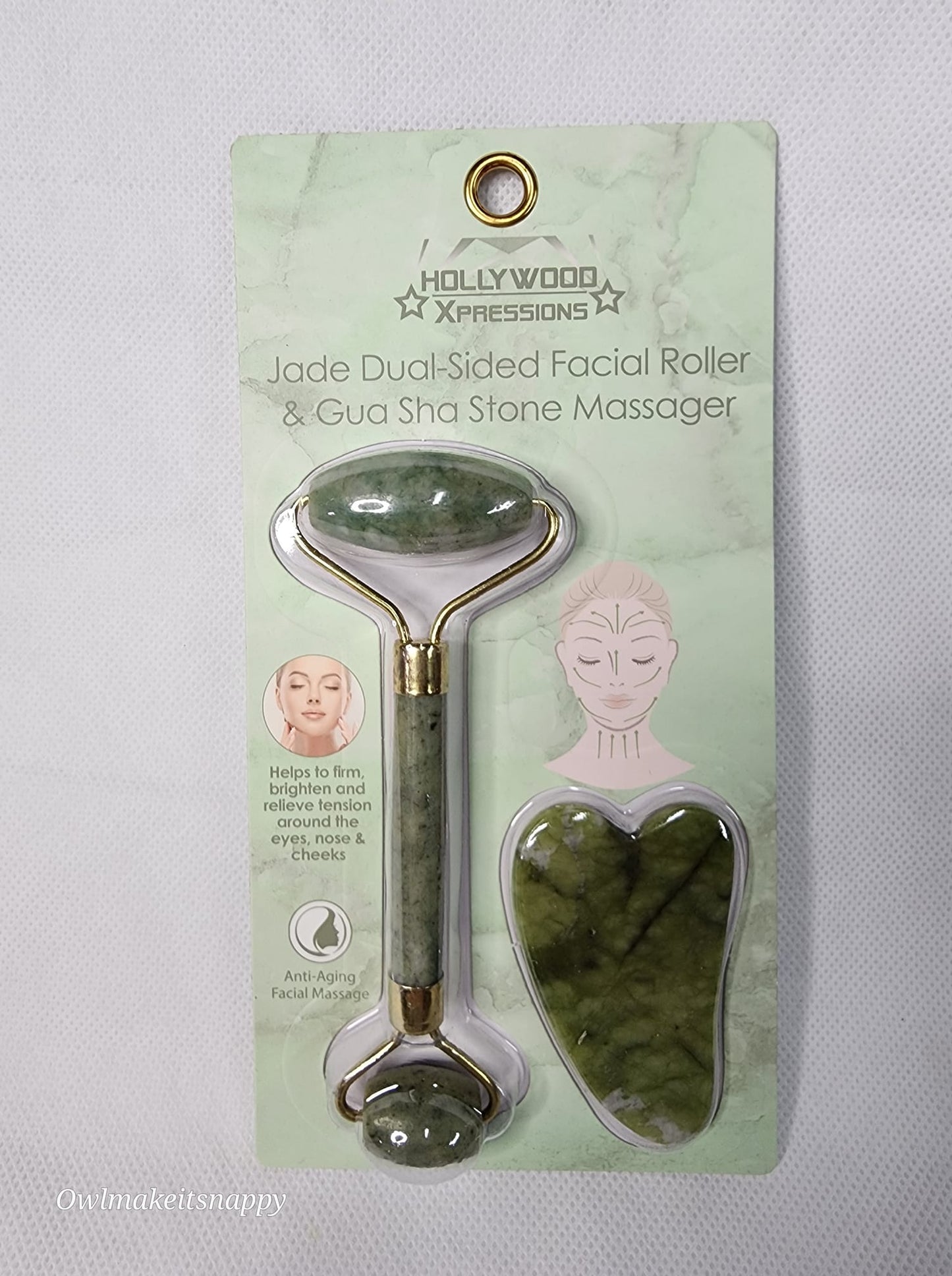 Jade Dual-Sided Facial Roller