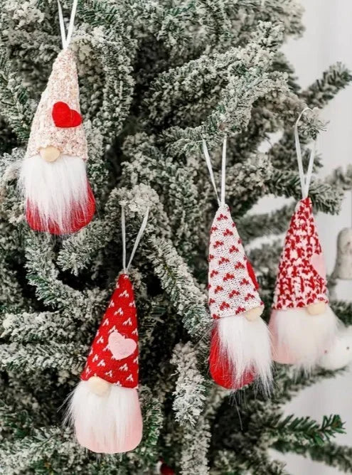 Valentine Gnome Ornaments