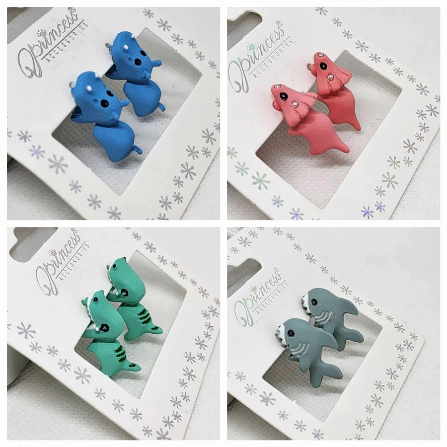 Clay Animal Earrings