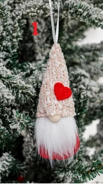 Valentine Gnome Ornaments